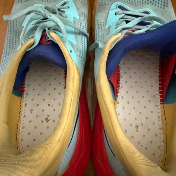 HOKA One One Size 12D Men's Cosmic Gray Tomato Arahi 7 Running Shoes Comfort - Picture 6 of 16